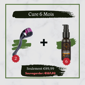 Cure de pousse de barbe (forfait de 6 mois)